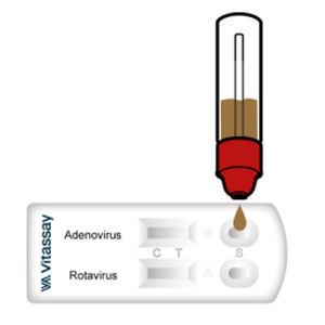 Schnelltest für Infektionskrankheiten - VITASSAY HEALTHCARE S.L. - Antigene / Adenovirus / Rotaviren