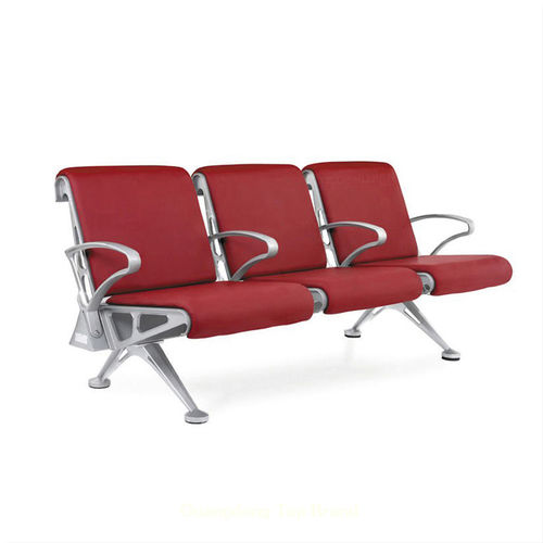 Traversenbank mit Armlehnen - SJ 9082AL - Foshan Oshujian Furniture Manufacturing Co., Ltd - mit hoher Rückenlehne / 3 Plätze