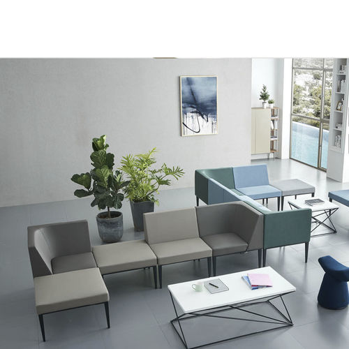 Sofa für Wartezimmer - SJ5202 - Foshan Oshujian Furniture Manufacturing Co., Ltd - für Arztpraxis / Zweisitzer / 3 Plätze