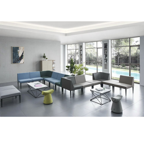 Sofa für Wartezimmer - SJ5202-3 - Foshan Oshujian Furniture Manufacturing Co., Ltd - für Arztpraxis / Zweisitzer / 3 Plätze