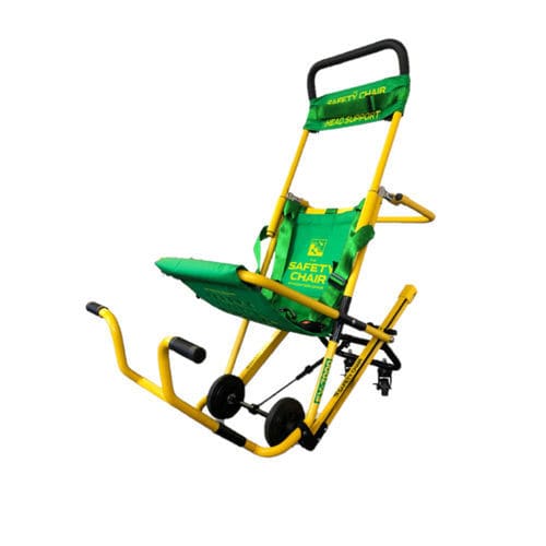 Evakuierungsstuhl mit Treppensteighilfe - EV-7000 - Safety Chair International - zusammenklappbar / auf Rollen / für Übergewichtige
