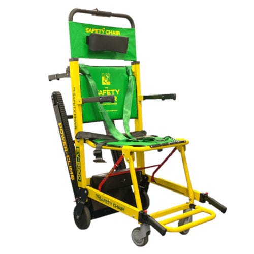 Evakuierungsstuhl mit Treppensteighilfe - EV-8000 - Safety Chair International - zusammenklappbar / auf Rollen / für Übergewichtige