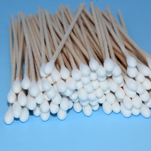 Kunststoff-Tupfer - GD-102 series - Hubei Guarddent Medical Technology - Holz / 100er-Packung / Baumwolle