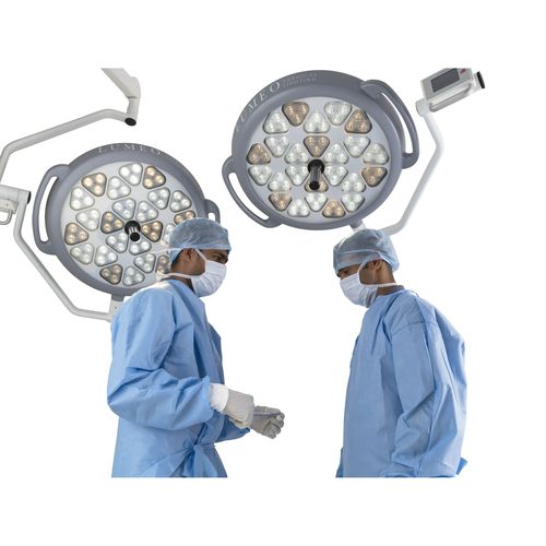 Deckenmontierte OP-Leuchte - Spectra Lumeo - Palakkad Surgical Industries - LED / mit 2 Armen / 96