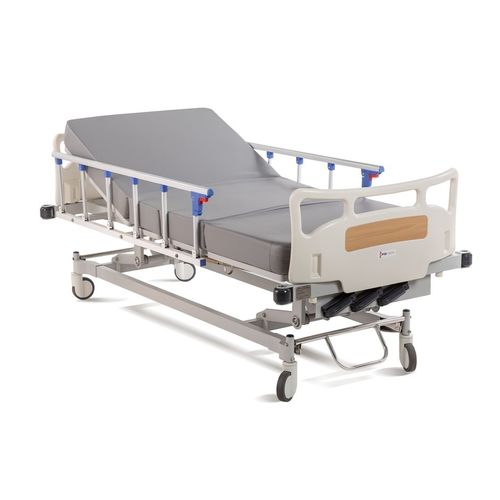 Krankenhausbett - 3 - Palakkad Surgical Industries - manuell / höhenverstellbar / auf Rollen