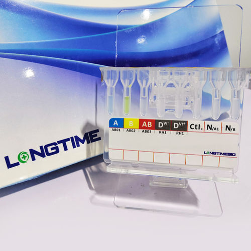 Blutgruppenbestimmungs-Testkit - MGC - Hubei Longtime Biological Technology Co., Ltd. - Serologie / für Kliniken / Blut
