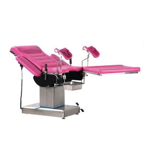 Bett für Entbindungen - SXD8802-B - Jiangsu Suxin Medical Equipment - elektrisch / höhenverstellbar / dreiteilig