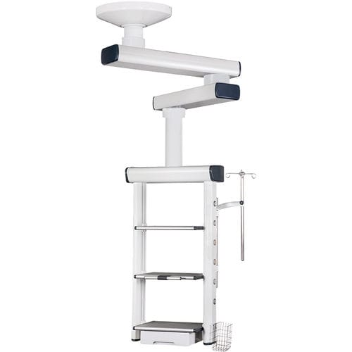 Deckenmontierter Doppelverteilerarm - SX-208 - Jiangsu Suxin Medical Equipment - für Intensivpflege / für OP-Saal / mit Gelenk