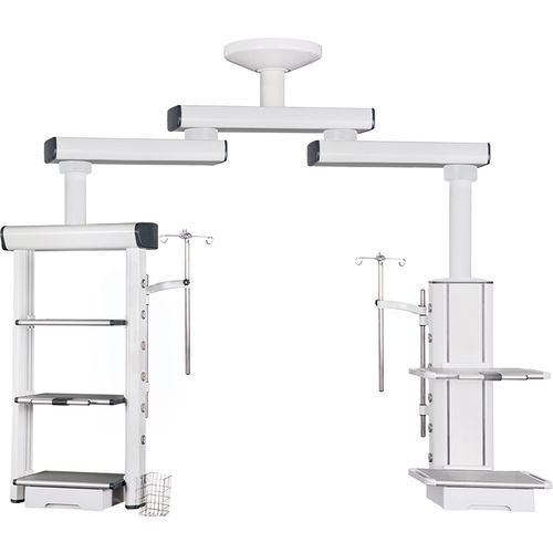Deckenmontierter Doppelverteilerarm - SX-211 - Jiangsu Suxin Medical Equipment - für OP-Saal / mit Gelenk / Dreh