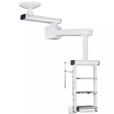 Deckenmontierter Doppelverteilerarm - SX-206 - Jiangsu Suxin Medical Equipment - für Endoskopie / für Intensivpflege / für OP-Saal