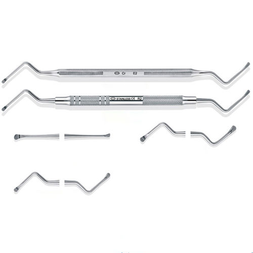 Knochenkürette - KBC2 - Tangshan UMG Medical Instrument - für Chirurgie / autoklavierbar / doppelt