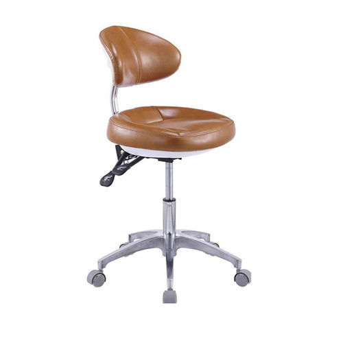 Dentalhocker - SV043 - Tangshan UMG Medical Instrument - höhenverstellbar / auf Rollen / mit Rückenlehne