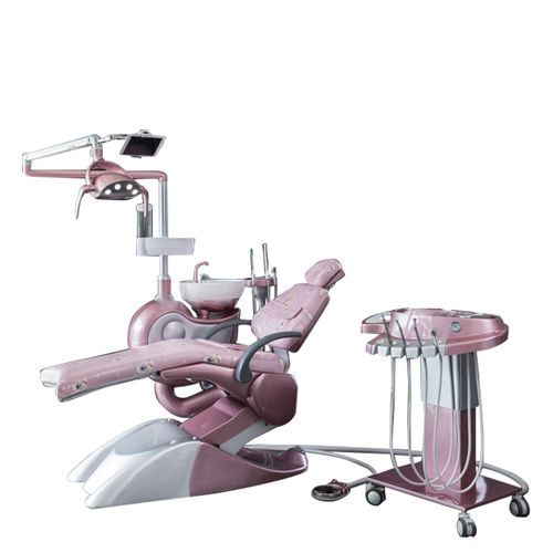 Dentaleinheit mit elektrisch bedientem Stuhl - UMG-02C - Tangshan UMG Medical Instrument - mit Monitor / mit Instrumententräger / mit LED-Licht