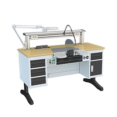 Arbeitsplatz für Dentallabors / mit Licht - JT-54 - Tangshan UMG Medical Instrument - Edelstahl / automatisch