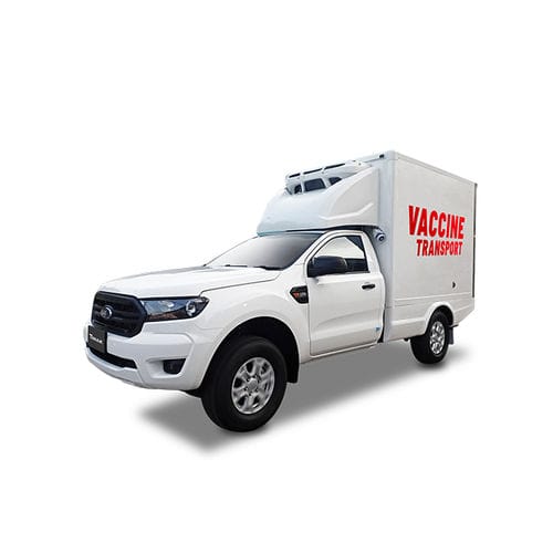 Mobile Krankenstation / Transport - VACCINE CARRIER - Timak Shpk - mit Kofferaufbau / 4x4