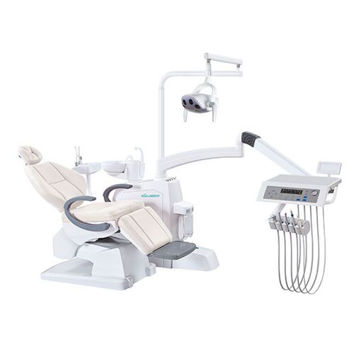 Dentaleinheit mit elektrisch bedientem Stuhl - K4 - Foshan Koala Medical Technology - mit flexiblem Kopfstück / mit Hygienesystem / mit Intraoralkamera