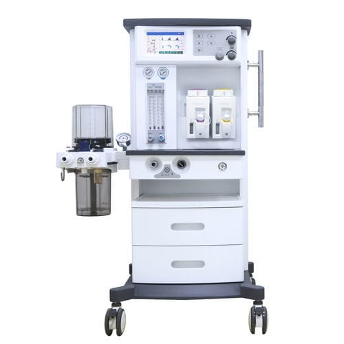 Anästhesiearbeitsplatz auf Wagen - S6100A - Beijing iTrason Technologies - Atmungsmonitoring / mit Ventilator / mit System zur Ableitung von Anästhesiegasen