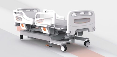 Krankenhausbett - AI8 - Shandong Zepu Medical Technology - elektrisch / höhenverstellbar / auf Rollen