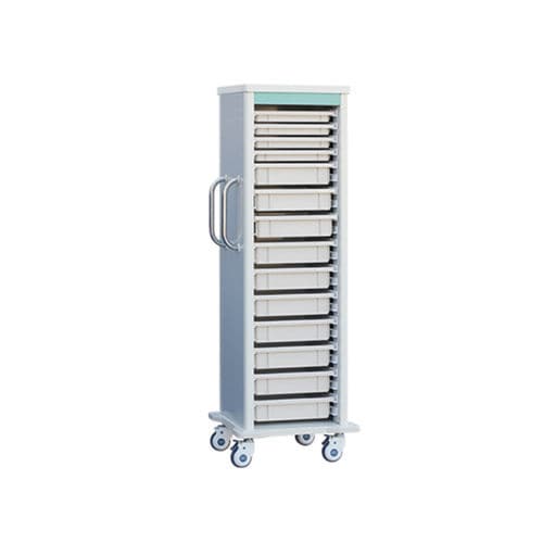 Medizinischer Wagen - PS-MT11 - Hengshui Plus Medical Devices Technology Co., Ltd. - für Kliniken / Medikamente / zur Medikamentenausgabe