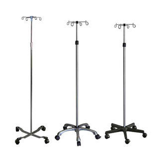 Infusionsstativ auf Rollen - PS-SST17 - Hengshui Plus Medical Devices Technology Co., Ltd. - 4 Haken