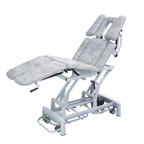 Pneumatische chiropraktische Behandlungsliege - YK-8000C2 - Guangzhou Yeecon Medical Equipment Industrial - tragbar / mit Armstütze / mit Beinstütze