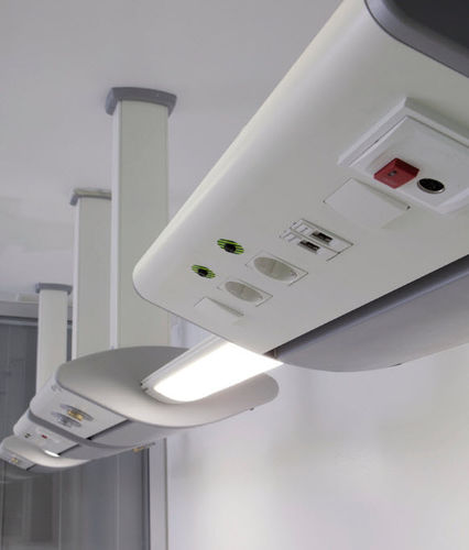 Wandmontierte Versorgungseinheit - UCI - Oval - Norclinic - für die Intensivstation / LED