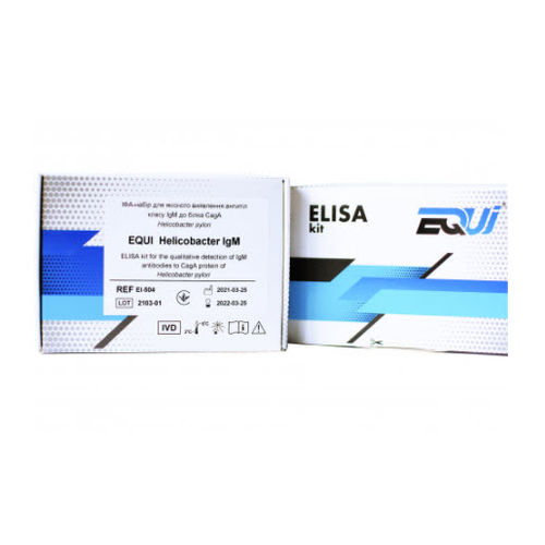 Testkit für Magen-Darm-Krankheiten - EI-504 - Equi - IgM / Helicobacter pylori / ELISA