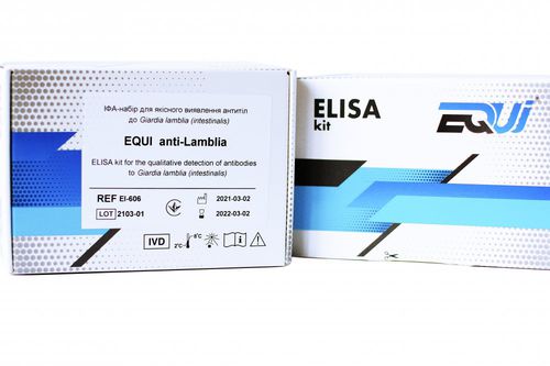 Testkit für Infektionskrankheiten - EI-606 - Equi - für Antikörper / Giardia lamblia / ELISA