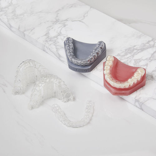 Zahnmedizinisches Material / für 3D-Druck - TC-85DA series - GRAPHY - orthodontisch / weiß / transparent
