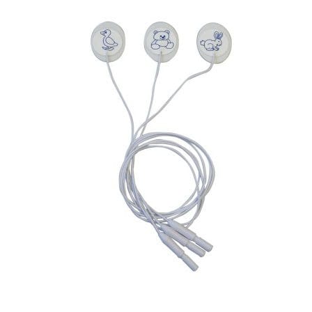 EKG-Elektrode / Pädiatrie - F905 series - FIABFIAB - zum Einmalgebrauch / strahlendurchlässig