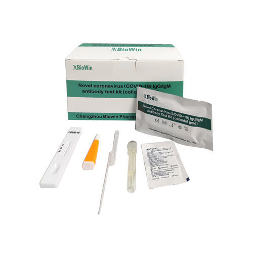 Testkit für Antikörper - Changzhou Biowin Pharmaceutical Co., Ltd. - COVID-19 / IgG / IgM