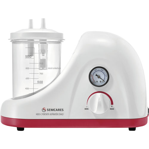 Elektrische chirurgische Absaugpumpe - H003-C - Semcares - für kleine Chirurgie / tragbar