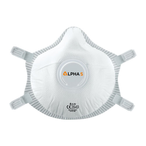 FFP3-Maske - S-3V - Globus Group - Polypropylen / mit Exspirationsventil / schalenförmig