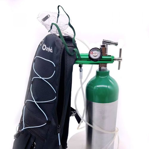 Notfalltasche - Qingdao Forterra Gas - für Sauerstoffflaschen / Schulterriemen / wasserdicht