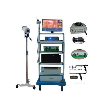 Endoskopie-Wagen / für die endoskopische gynäkologische Chirurgie - ZJ-6000 - Zhong Jie Electronic Technology - Weißlicht-Bildgebung