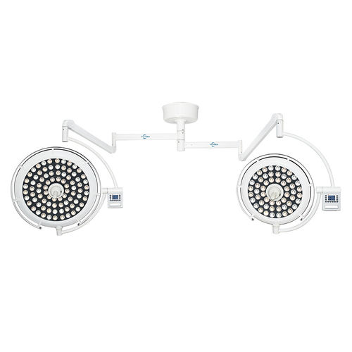 Deckenmontierte OP-Leuchte - FY-700+500A - Jiangsu Fuyou Medical - LED / mit 2 Armen / 95