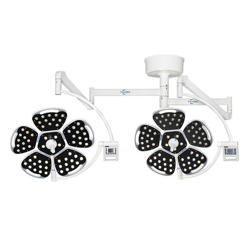Deckenmontierte OP-Leuchte - FY-D5+5 - Jiangsu Fuyou Medical - LED / mit 2 Armen / 95