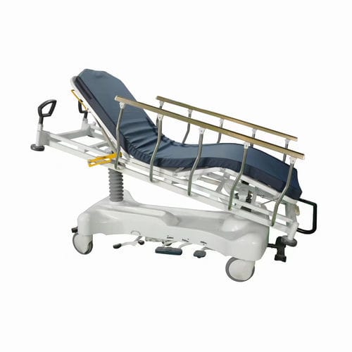 Krankenhausbett - FY-101 - Jiangsu Fuyou Medical - hydraulisch / höhenverstellbar / auf Rollen