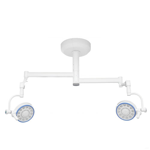 Deckenmontierte OP-Leuchte - FY-280+280 - Jiangsu Fuyou Medical - LED / mit 2 Armen / 220 V / 50 Hz