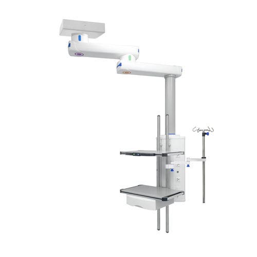 Deckenmontierter Verteilerarm - FY-EMD270/S320 - Jiangsu Fuyou Medical - für OP-Saal / mit 2 Armen / mit Gondel