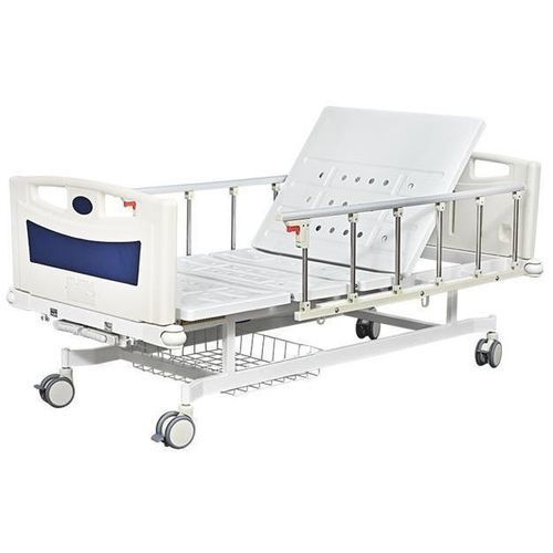 Krankenhausbett - FY-M02EC1 - Jiangsu Fuyou Medical - manuell / auf Rollen / mit Räderblockiersystem