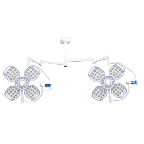 Deckenmontierte OP-Leuchte - Geeta600C + 600C - Jiangsu Fuyou Medical - LED / mit 2 Armen / 95