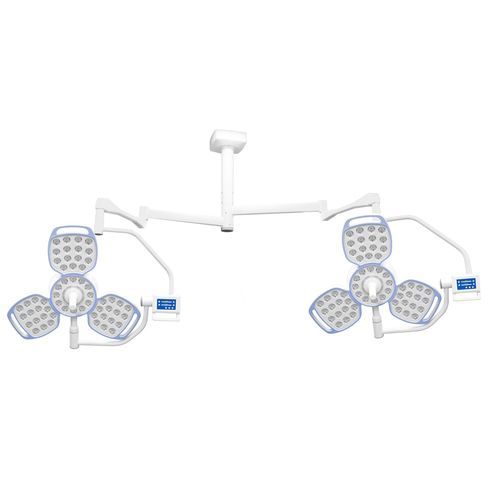 Deckenmontierte OP-Leuchte - Geeta500C+500 - Jiangsu Fuyou Medical - LED / für OP-Saal / mit 2 Armen