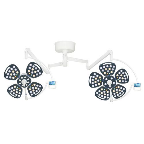 Deckenmontierte OP-Leuchte - FY-4+5A - Jiangsu Fuyou Medical - LED / für OP-Saal / mit 2 Armen