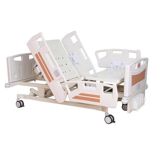 Krankenhausbett - FY-B01-III-501 - Jiangsu Fuyou Medical - manuell / höhenverstellbar / auf Rollen