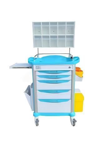 Wagen für Anästhesie - FY-AT750-02 - Jiangsu Fuyou Medical - Aluminium / Metall / Kunststoff