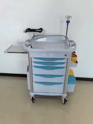 Notfallwagen - FY-ET750 - Jiangsu Fuyou Medical - für Kliniken / zur Medikamentenausgabe / Edelstahl