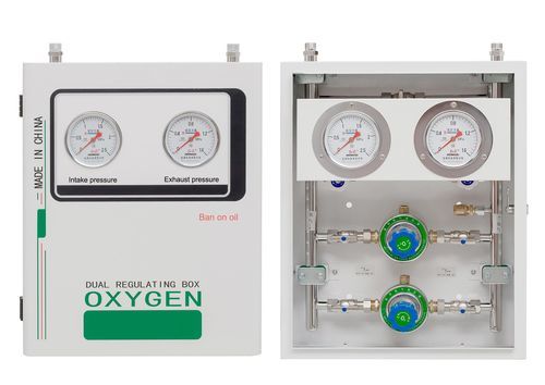 Druckregelstation für medizinische Gase - Oxygen Secondary Pressure Reducing Box - Jiangsu Fuyou Medical - Sauerstoff / medizinisch / zweistufig