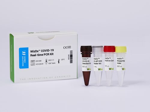 Reagenzkit für Echtzeit-PCR - WizDx™ COVID-19 - Wizbiosolutions Inc. - als Lösung / für RNA-Extraktion / für RT-PCR