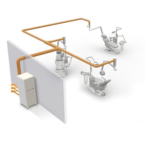 Aerosole-Absaugsystem - VXC - Airsafe - für Zahnarztpraxis / für Labor
